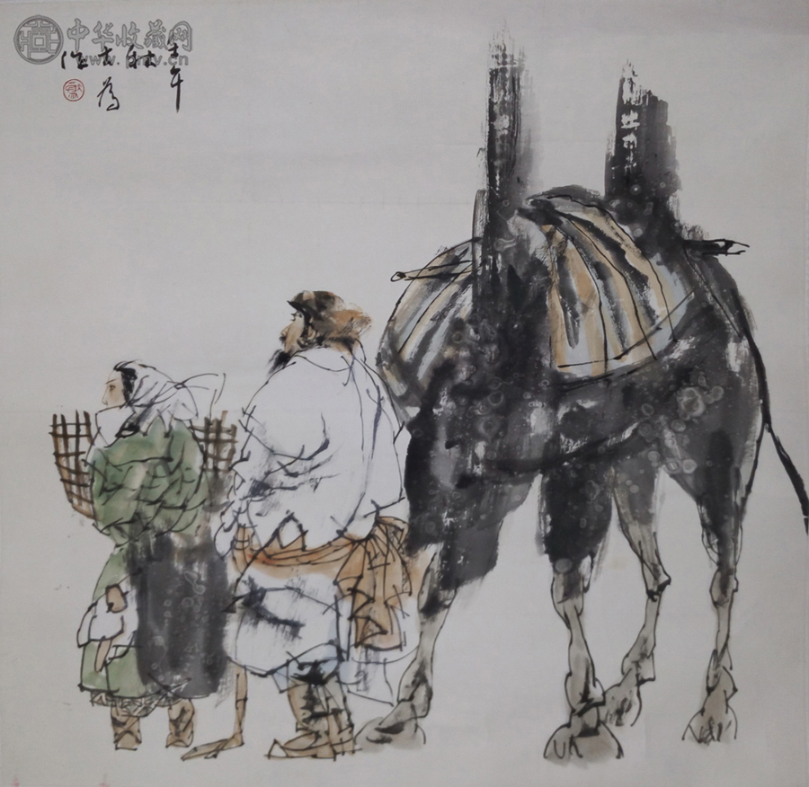 刘大为 (1945年-)  人物  68x68cm