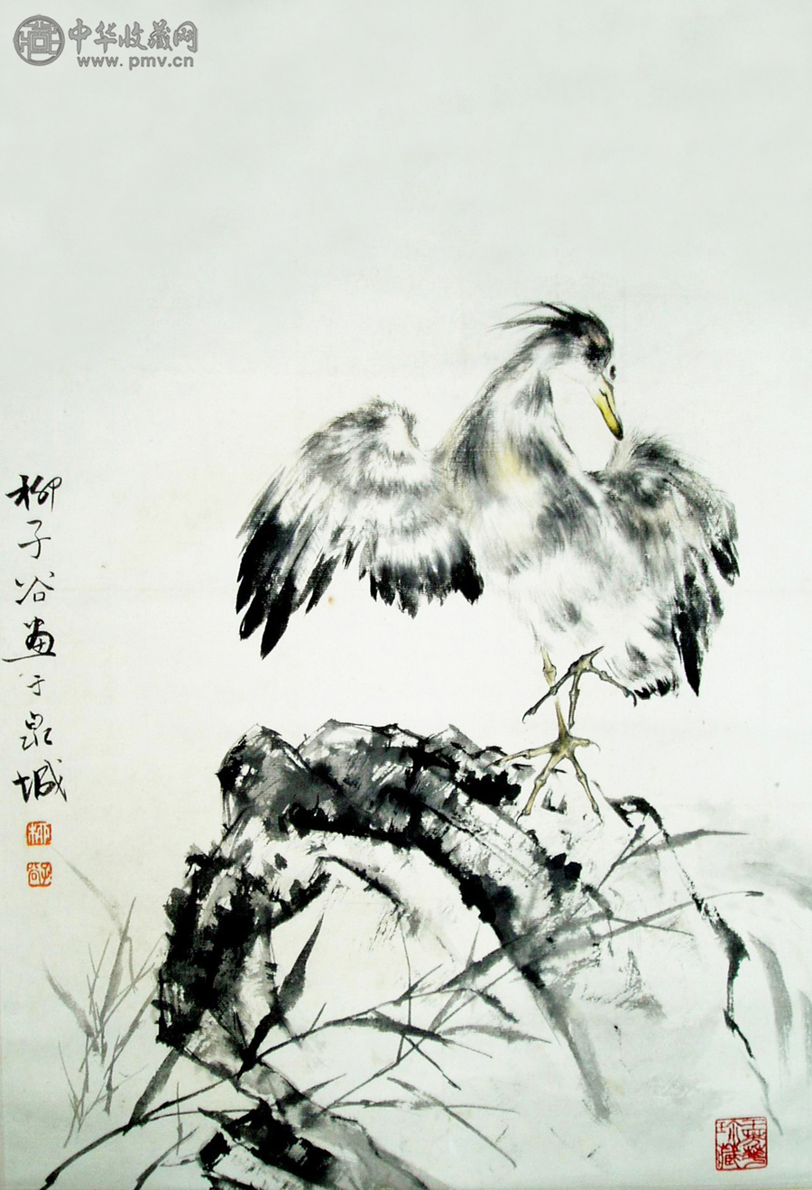 柳子谷 (1901-1986年) 花鸟 46x68cm