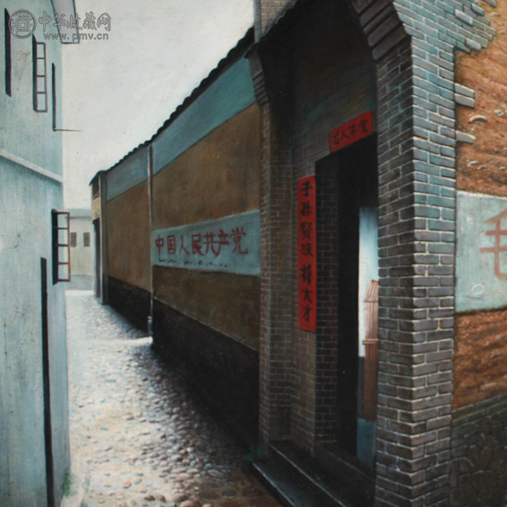 韦启美 红色年代 131x100cm 2