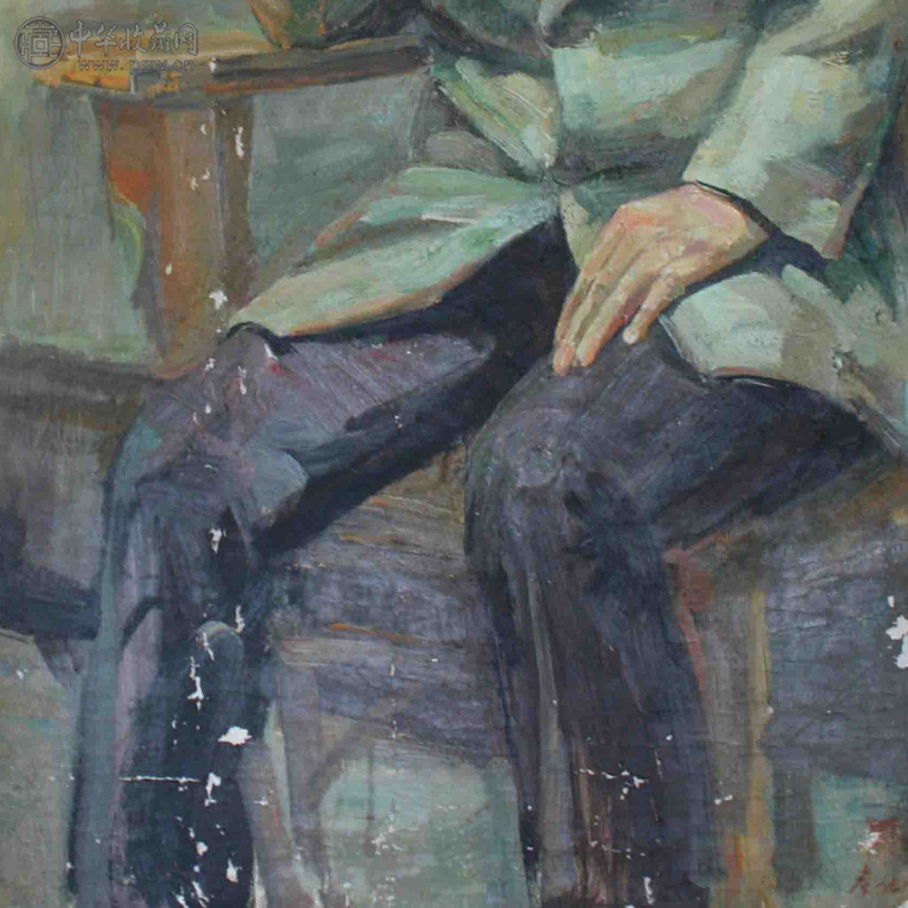 詹建俊 人物 89x99cm 3