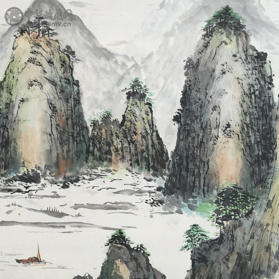 王石岑--云雨封巫峡图-2