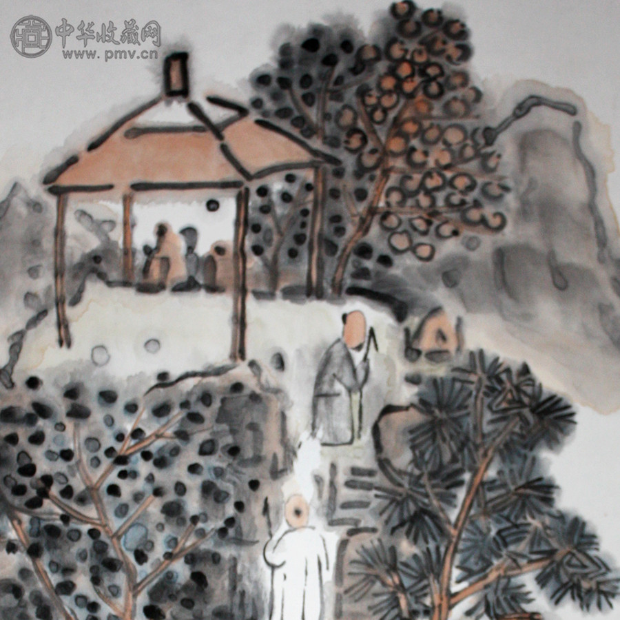 张捷-山水-46x68cm-2