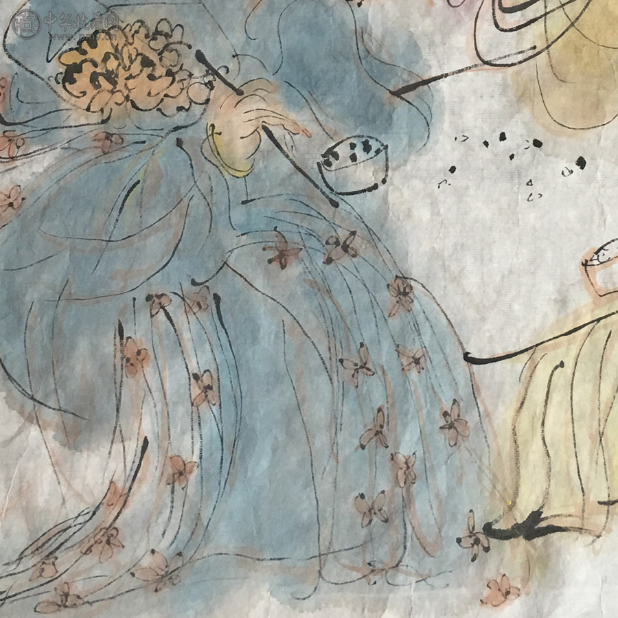 杨春华《人物》69x43cm