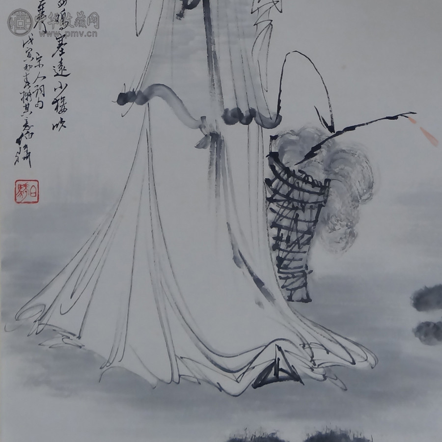 白伯骅-仕女图42x91cn-2