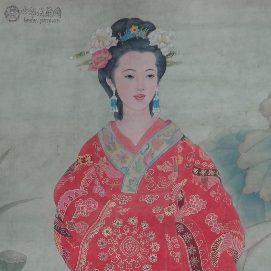 黄均--工笔人物---102x51cm-(2)