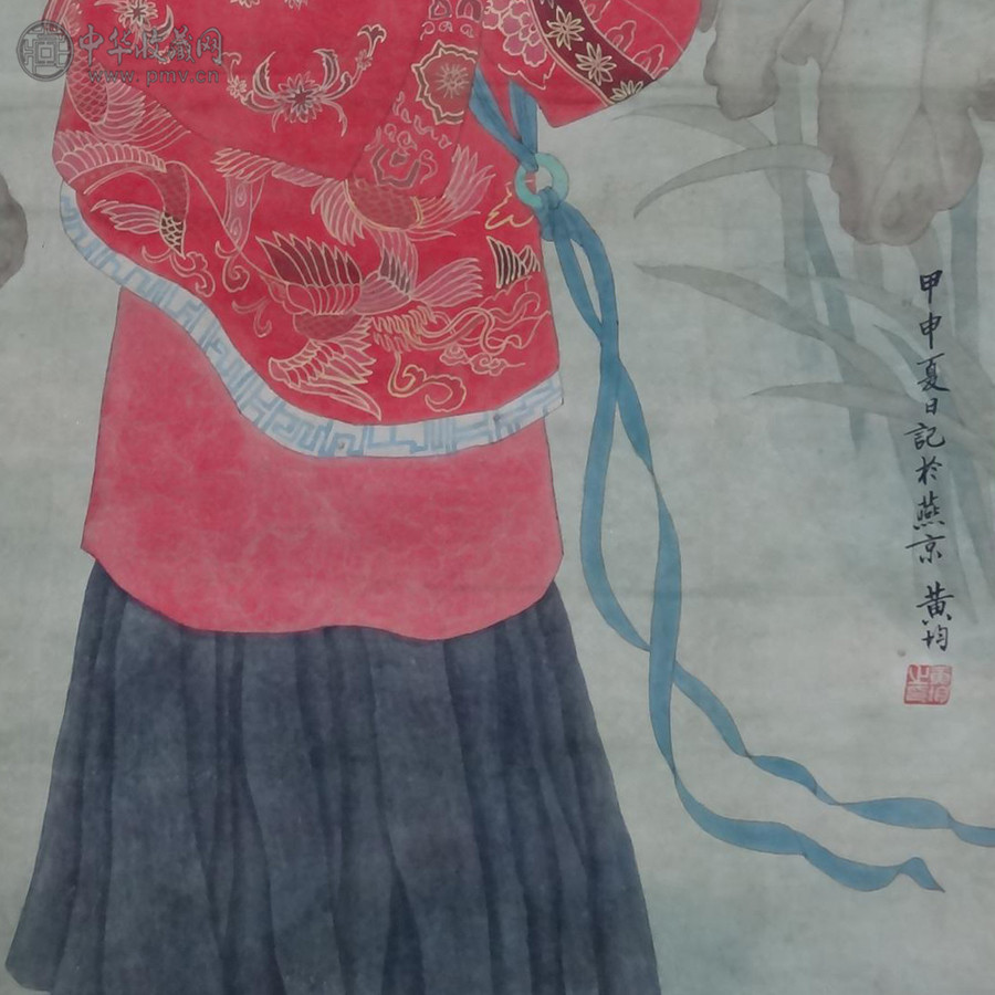 黄均--工笔人物---102x51cm-(3)