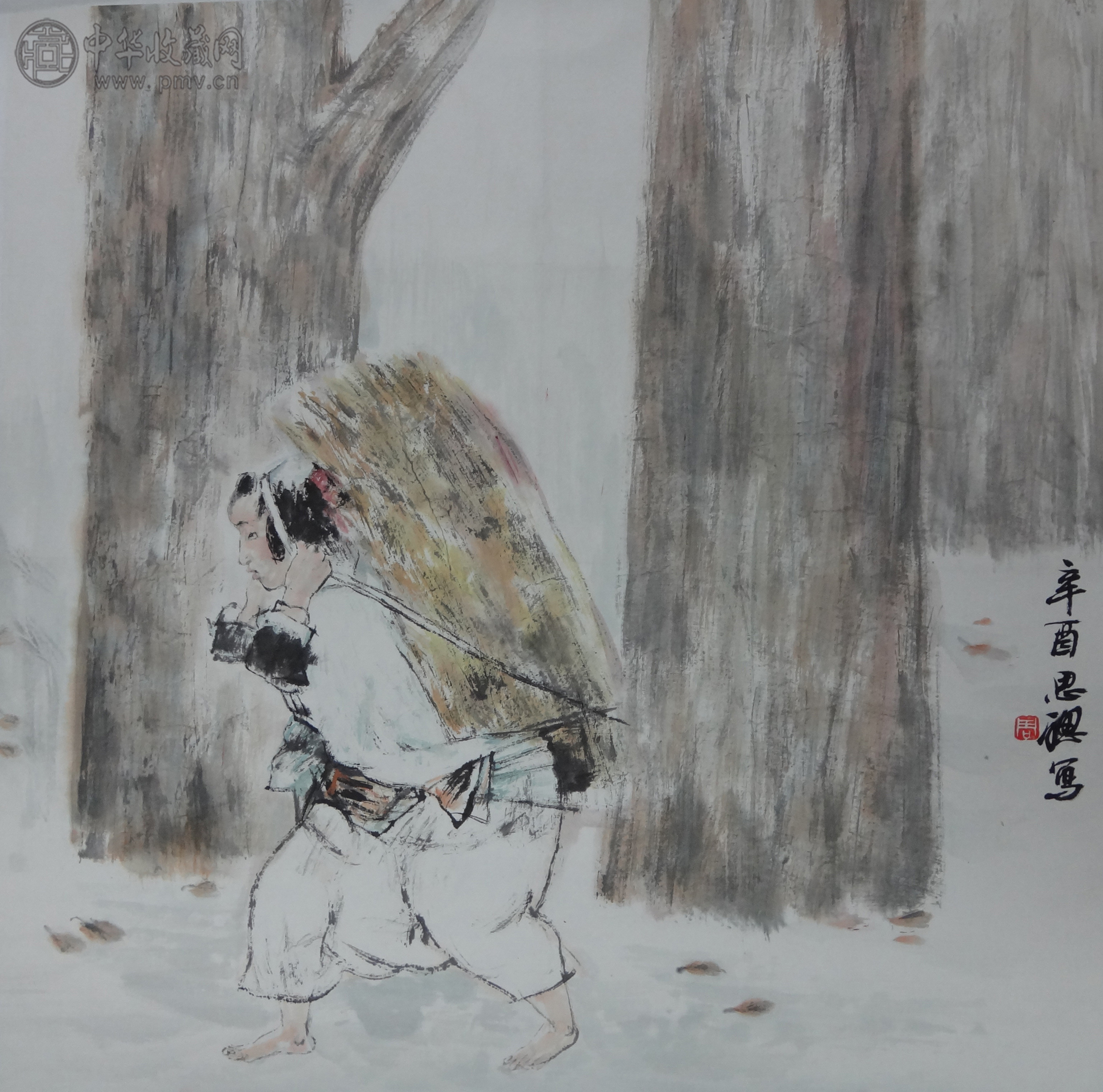 周思聪--人物--68x68cm