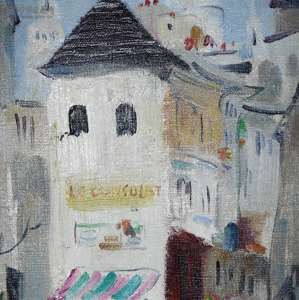 吴冠中《油画1》48x33cm 2