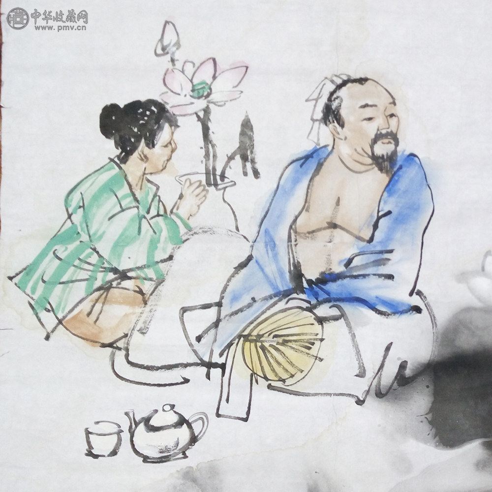 史国良《人物》46x68cm 2