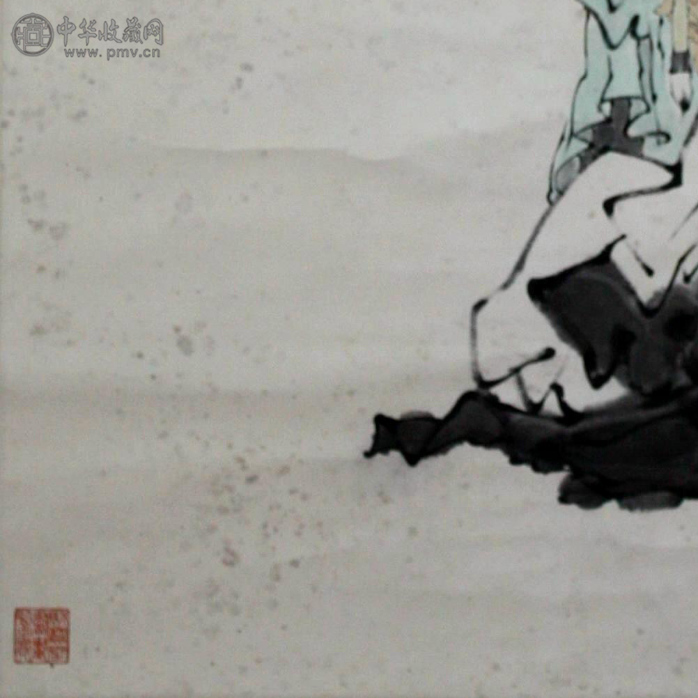 范曾《怀素临池图》118x63cm 4