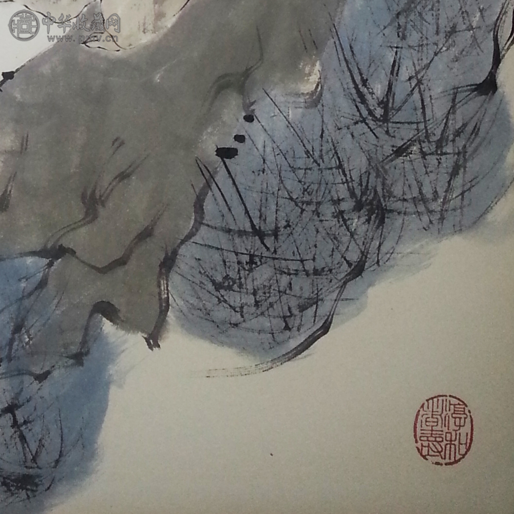 范曾《深山有吾友》68x46cm 5