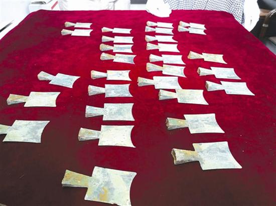 三门峡水利施工工地惊现504枚春秋时期钱币 三门峡水利施工工地惊现504枚春秋时期钱币
