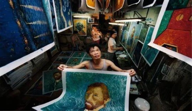 中国梵高们：1万人深圳临摹油画 满足全球过半需求