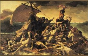 法国浪漫主义画家籍里柯的《梅杜莎之筏》