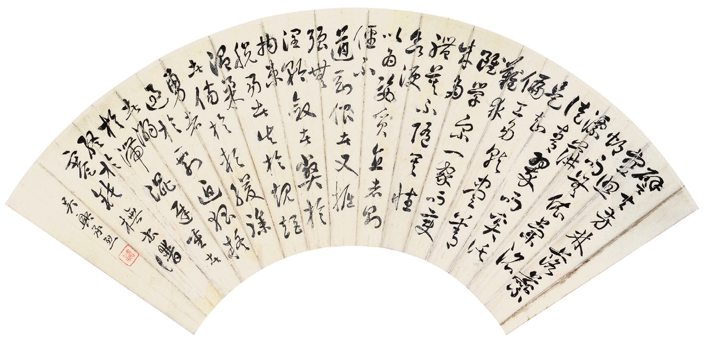 吴兴 承烈 扇面