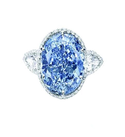 鲜彩蓝色钻石配钻石戒指.jpg