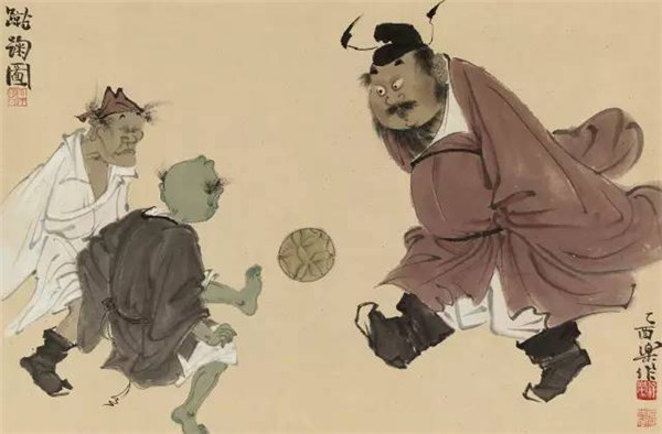 2014春拍 徐乐乐 蹴鞠图.jpg