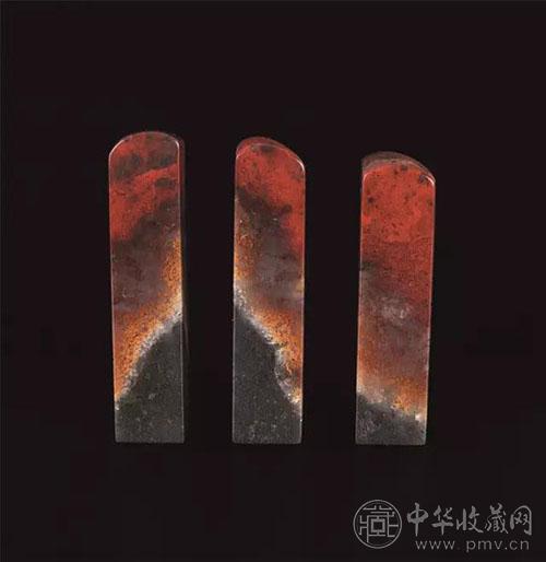 寿山五彩都成坑素方章三件.jpg