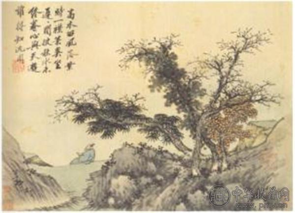 《秋山读书图》明 沈周.jpg