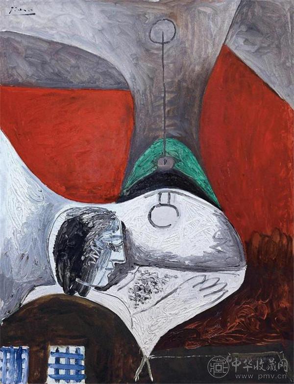 Lot 0818 巴勃罗·毕加索 灯下的女人（杰奎琳） 1962年作 布面油画 116.2×88.9cm.jpg