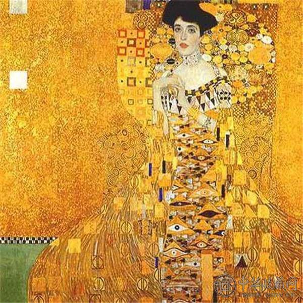 克里姆特的《阿黛尔 布洛赫夫人肖像》.jpg