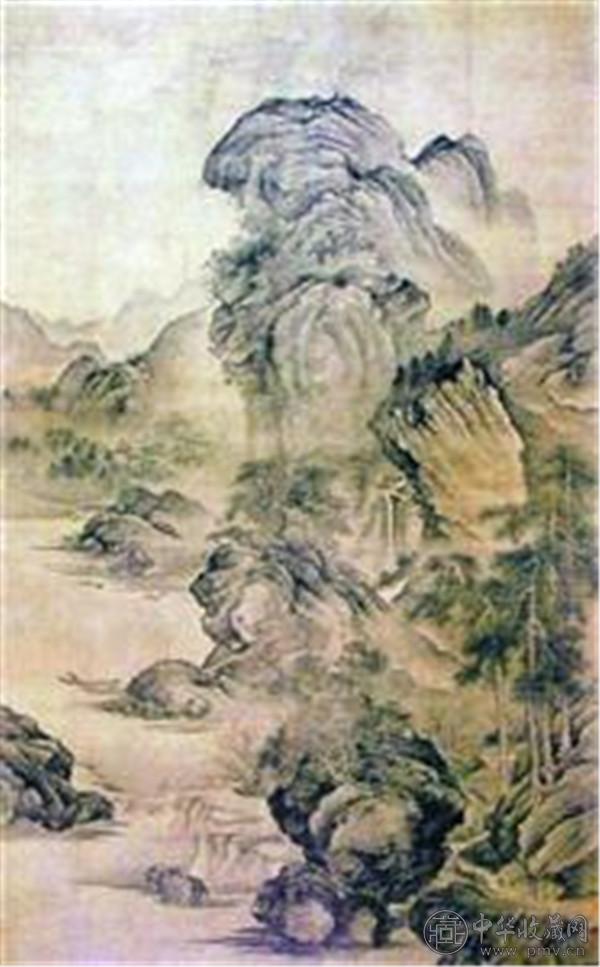 刘海粟收藏的关仝　《溪山幽居图》.jpg