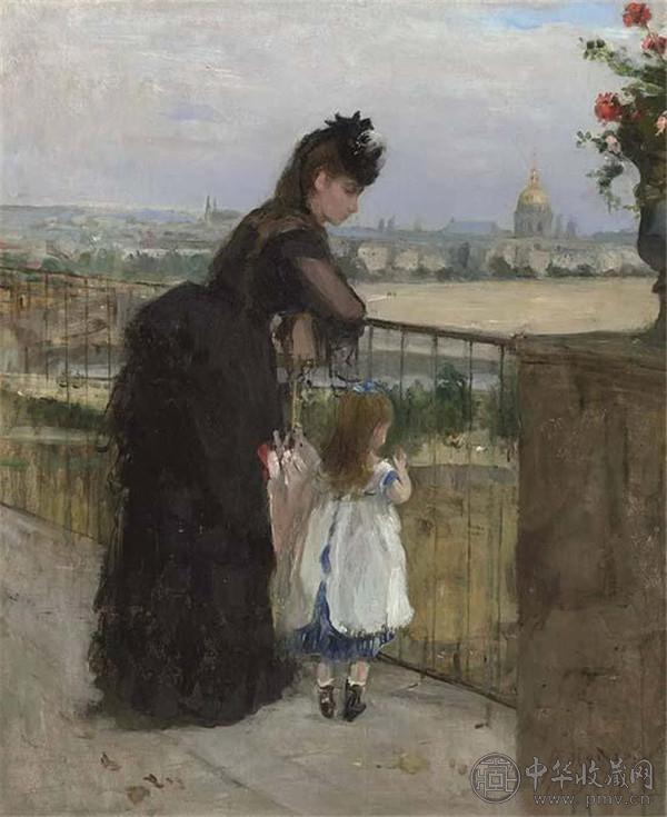 《阳台上的女人与小孩》.jpg