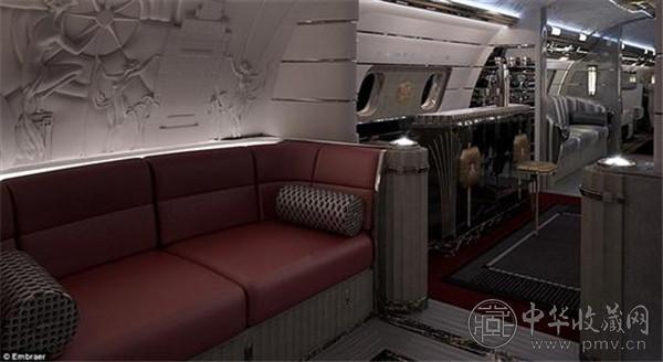 巴西航空推出最壕私人飞机 内仓设计犹如艺术品 (6).jpg