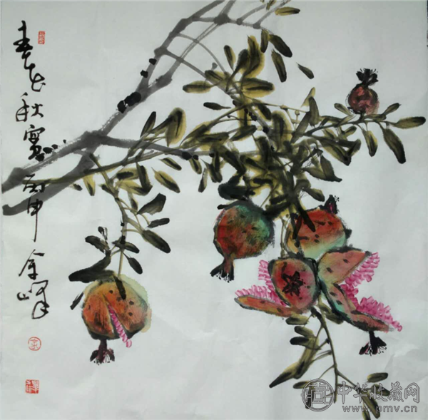 北京著名花鸟画家余峰做客中华收藏网 (9).png