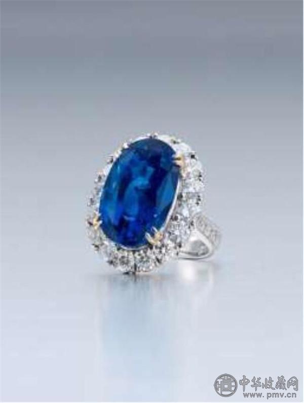 26.68 克拉斯里兰卡蓝宝石配钻石戒指，无热处理，附 GRS 证书.jpg