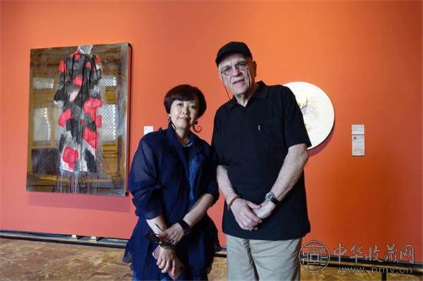 策展人吕越与奥地利新丝路协会副主席Guenter Pytel.jpg