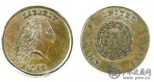 1793年首次铸造的一分钱铜币.jpg