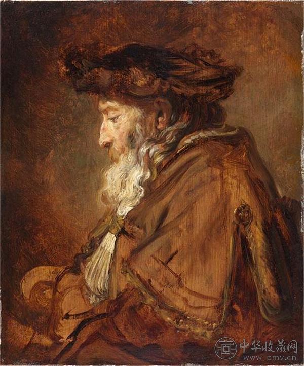 伦勃朗，老年男子肖像，1645.jpg