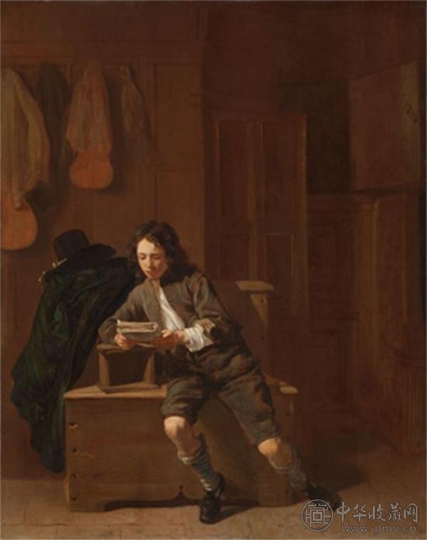 Jacob van Loo，阅读的男子， 1650.jpg