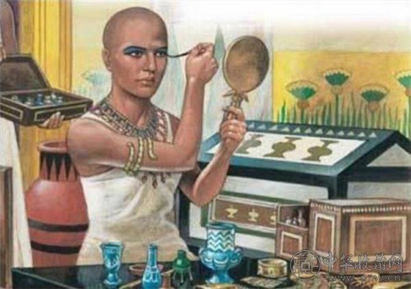 正在上妆的古埃及女性.jpg