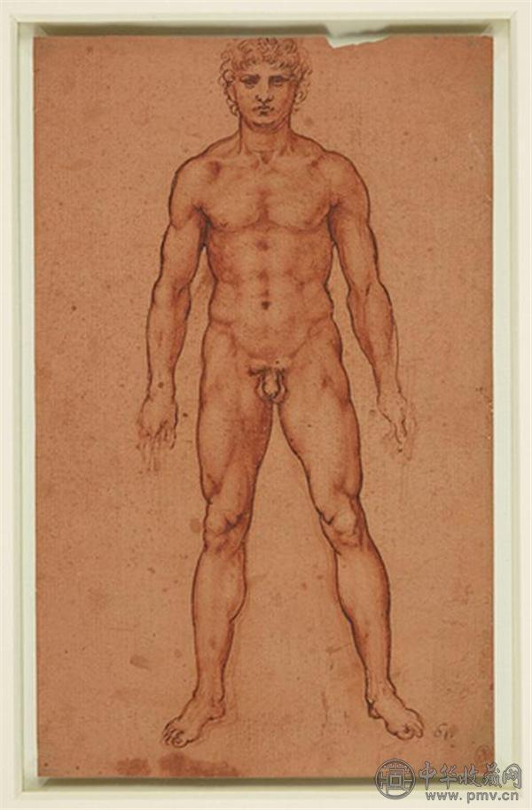 达芬奇，男人体，约1504-1506.jpg