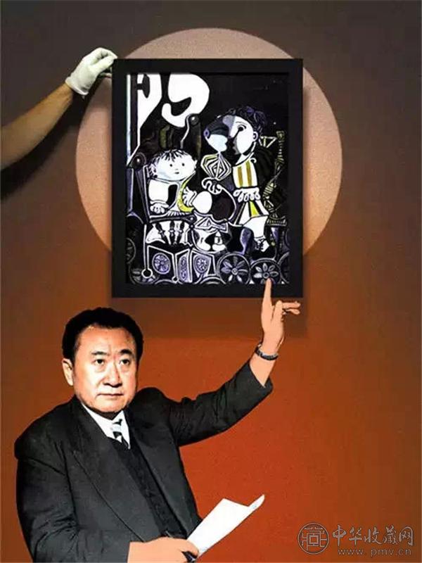 2013年11月，佳士得纽约拍卖夜场，王健林1.72亿人民币拿下毕加索名画《两个小孩》.jpg