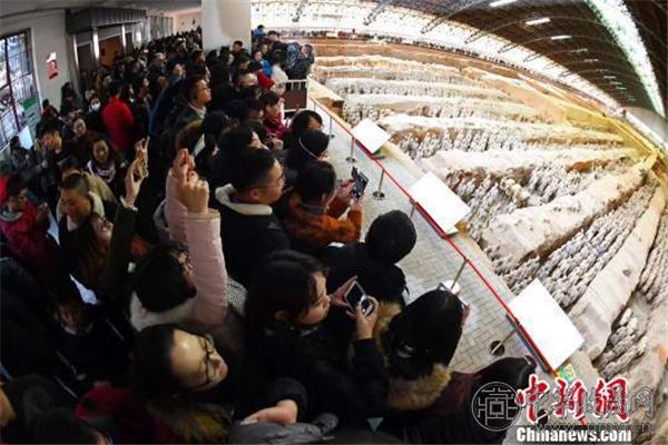 秦始皇帝陵博物院2017年接待中外逛客685万人次 保藏资讯