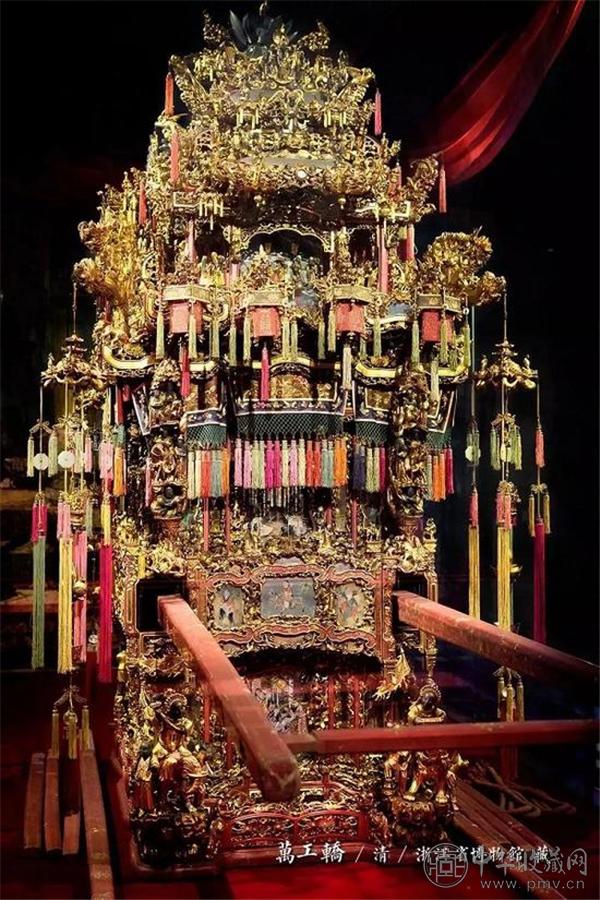 清末民初朱金木雕宁波花轿.jpg