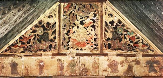 洛阳烧沟61号西汉晚期墓室壁画
