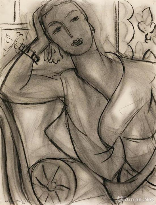 亨利·马蒂斯(Henri Matisse) 《哈钦森夫人像》