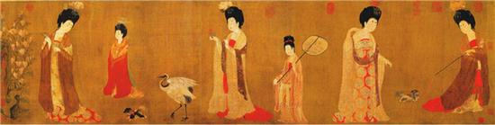 （周昉《簪花仕女图》）