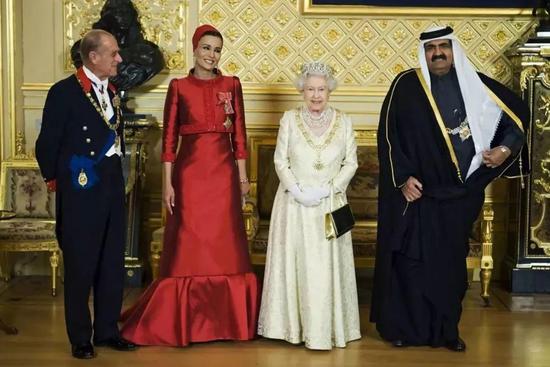 卡塔尔王室与英国王室