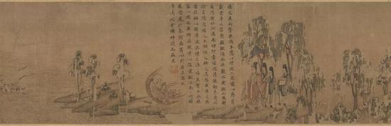 东晋 顾恺之《洛神赋图》卷（局部）