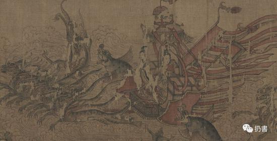 东晋 顾恺之《洛神赋图》卷（细节）