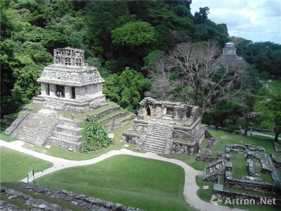 位于墨西哥的帕伦克玛雅遗址（图片来源于网络）