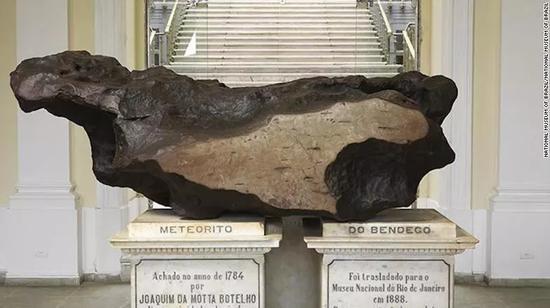 世界上最大的陨石：渥拉斯顿环形山陨石，1784年发现，重达5.36吨。