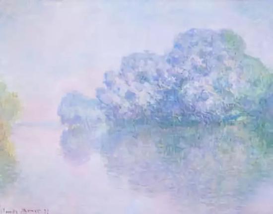 克劳德·莫奈（Claude Monet）《吉维尼的塞纳河》，1897年作，哥伦比亚美术馆