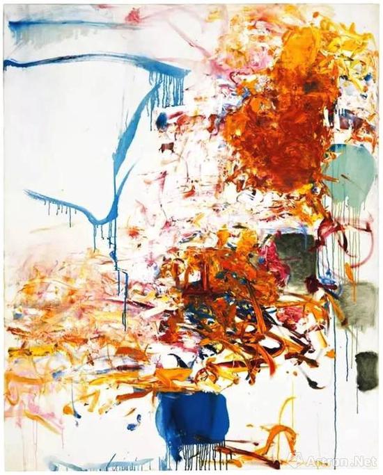 琼·米切尔《无题》，布面油画，162×130cm，1969年