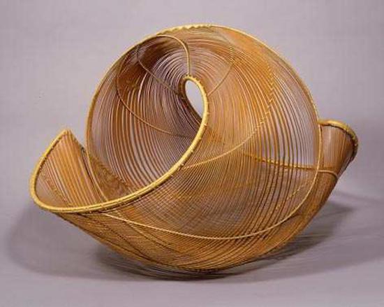 竹子百变造型纽约大都会藏日本竹工艺品回日展出